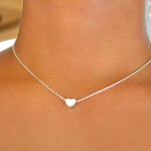 Stainless Steel Dainty Heart Necklace